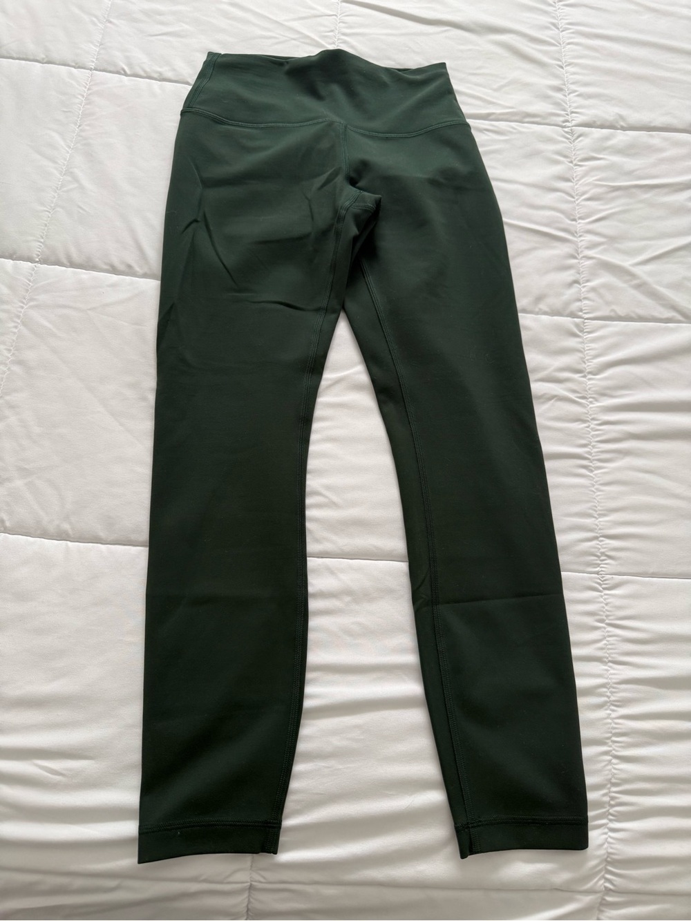 lululemon athletica Dark Green High-Waist Leggings